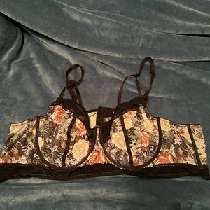 Torrid size 6 floral bralette